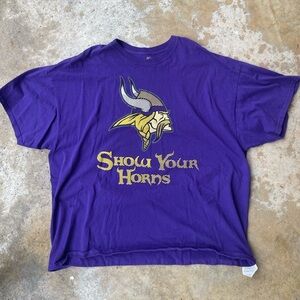 Majestic Purple Viking Graphic Short Sleeve Tee